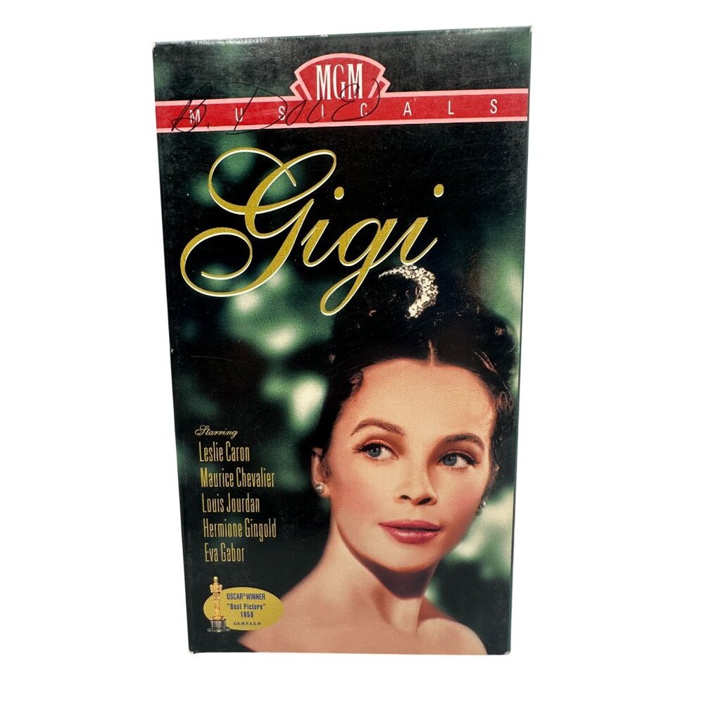 Gigi VHS 1958 MGM Musicals Leslie Caron Maurice Chevalier Classic Romance